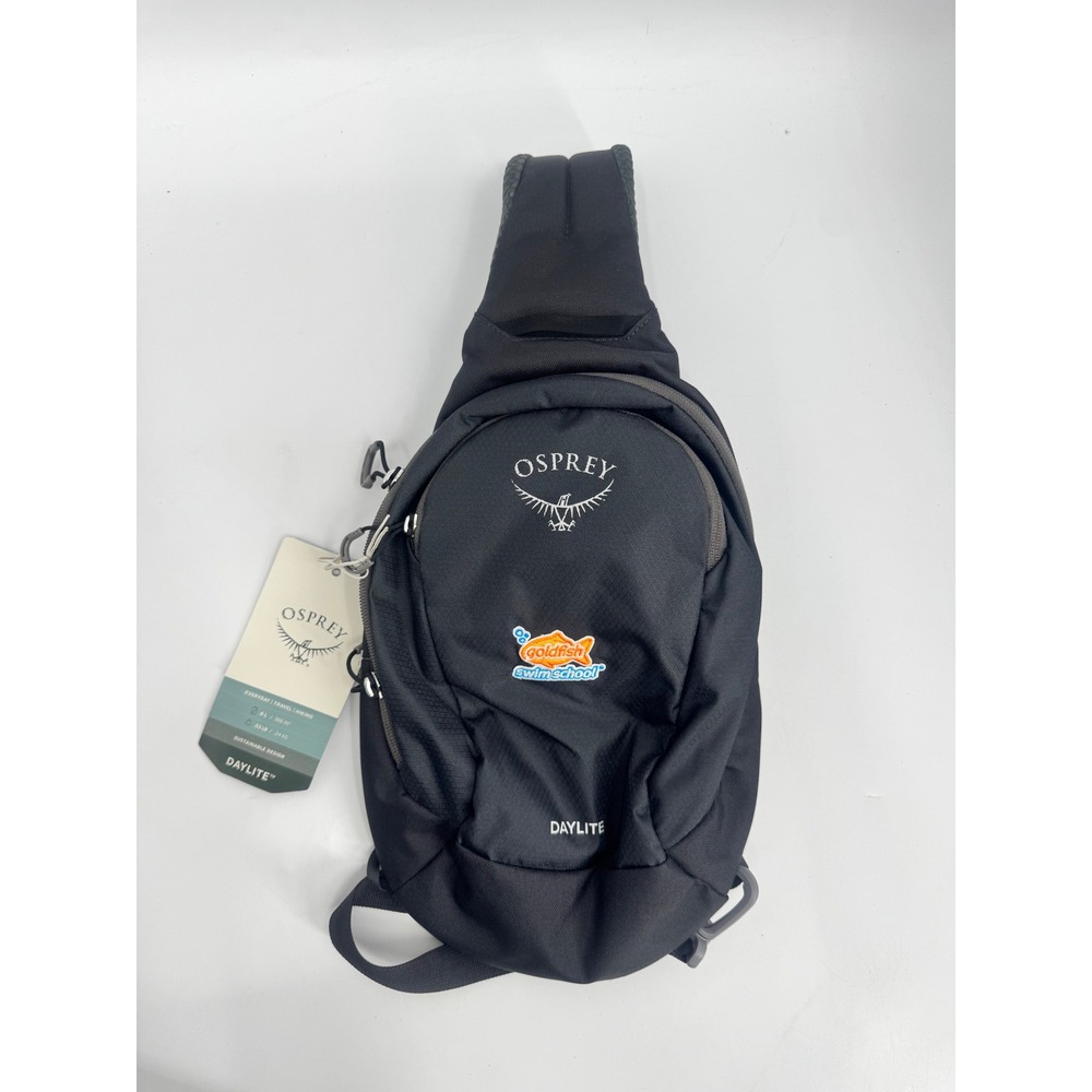 Osprey Daylite Sling Backpack Unisex OS Black Embroidered Logo NWT